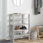 Scarpiera Grigio Cemento 61x32x87,5 cm in Legno Multistrato