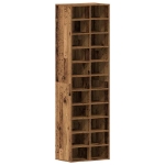 Scarpiera Legno Antico 54x34x183 cm in Legno Multistrato
