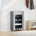 Scarpiera Grigio 60,5x30x97 cm in Tessuto Non Tessuto