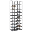 Scarpiere a 10 Livelli 2 pz 33x33x174 cm in Tessuto Non Tessuto