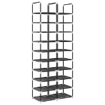 Scarpiere a 10 Livelli 2 pz 33x33x174 cm in Tessuto Non Tessuto