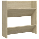 Scarpiera a Muro Rovere Sonoma 60x18x60 cm in Legno Multistrato