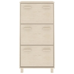 Scarpiera HAMAR ambra 59,5x35x117 cm in Legno Massello di Pino