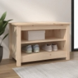 Scarpiera 70x38x45,5 cm in Legno Massello di Pino