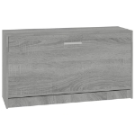 Scarpiera Grigio Sonoma 80x24x45 cm in Legno Multistrato