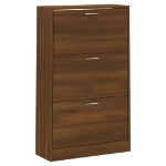 Scarpiera Rovere Marrone 63x24x103 cm in Legno Multistrato