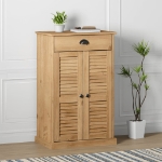 Scarpiera VIGO 60x35x96 cm in Legno Massello di Pino