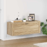 Scarpiera a Muro Rovere Sonoma 100x35x38cm in Legno Multistrato