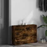 Scarpiera Rovere Fumo 80x21x57 cm in Legno Multistrato
