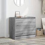 Scarpiera Grigio Sonoma 80x42x69 cm in Legno Multistrato