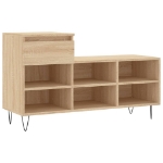 Scarpiera Rovere Sonoma 102x36x60 cm in Legno Multistrato