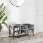 Scarpiera Grigio Sonoma 90x38x45,5 cm in Truciolato