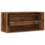 Scarpiera Legno Vecchio 100x35x45 cm in Truciolato