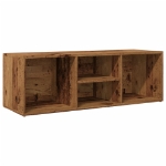 Panchina con Scarpiera Legno Antico 105x35x35 cm in Truciolato