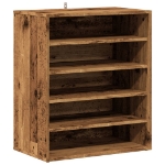 Scarpiera Legno Vecchio 60x35x70 cm in Legno Multistrato