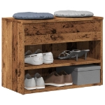 Scarpiera Legno Antico 60x30x45 cm in Legno Multistrato