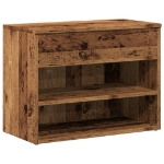 Scarpiera Legno Antico 60x30x45 cm in Legno Multistrato