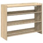 Scarpiera Rovere Sonoma 80x25x62 cm in Legno Multistrato