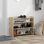 Scarpiera Rovere Sonoma 80x25x62 cm in Legno Multistrato
