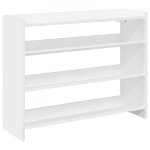 Scarpiera Bianca 80x25x62 cm in Legno Multistrato