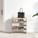 Scarpiere 2 pz Impilabili Rovere Sonoma 60x30x30,5 cm