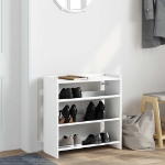 Scarpiera Bianca 60x25x62 cm in Legno Multistrato