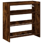 Scarpiera Rovere Fumo 60x25x62 cm in Legno Multistrato