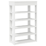 Scarpiera Bianca 60x30x98 cm in Legno Multistrato