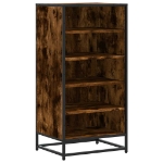Scarpiera Rovere Fumo 48x38x97,5 cm in Legno Multistrato