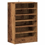 Scarpiera Legno Antico 60x35x92 cm in Legno Multistrato