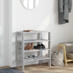 Scarpiera Grigio Sonoma 61x32x70 cm in Legno Multistrato