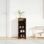 Scarpiera Rovere Fumo 29,5x34x76 cm in Legno Multistrato