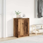 Scarpiera Legno Antico 57x34x76 cm in Legno Multistrato