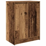 Scarpiera Legno Antico 57x34x76 cm in Legno Multistrato