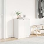 Scarpiera Bianca 57x34x76 cm in Legno Multistrato
