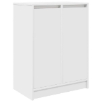 Scarpiera Bianca 57x34x76 cm in Legno Multistrato