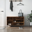 Scarpiera Rovere Fumo 102x36x60 cm in Legno Multistrato