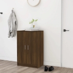 Scarpiera Rovere Marrone 60x35x92 cm in Legno Multistrato