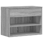Scarpiera Grigio Sonoma 60x30x45 cm in Legno Multistrato