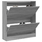 Scarpiera Grigio Sonoma 80x21x87,5 cm in Legno Multistrato