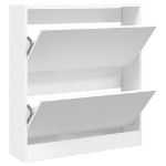 Scarpiera Bianca 80x21x87,5 cm in Legno Multistrato