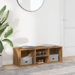 Scarpiera Rovere Artigianale 105x35x35 cm in Legno Multistrato