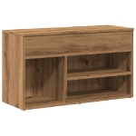 Scarpiera Rovere Artigianale 80x30x45 cm in Legno Multistrato
