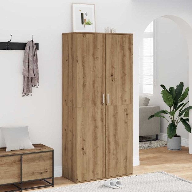 Scarpiera Rovere Artigianale 80x39x178 cm in Truciolato