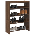 Scarpiera Rovere Marrone 60x25x81 cm in Legno Multistrato