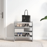 Scarpiere 2 pz Impilabili Grigio Sonoma 60x30x30,5 cm