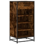 Scarpiera Rovere Fumo 48x38x97,5 cm in Legno Multistrato