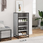 Scarpiera Grigio Sonoma 48x38x97,5 cm in Legno Multistrato
