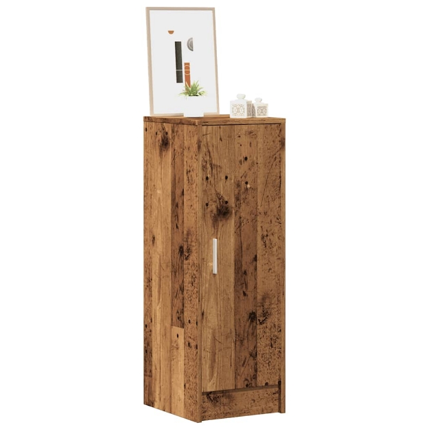 Scarpiera Legno Vecchio 32x35x92 cm in Legno Multistrato