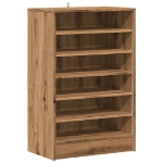 Scarpiera Rovere Artigianale 60x35x92 cm in Legno Multistrato